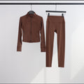 Brown two piece Lulu set